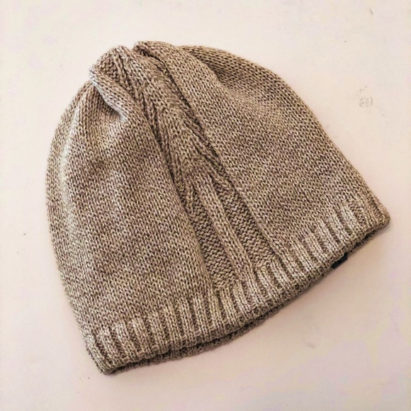 Fur Headwear by Turtle Fur Accessories - Fur Headwear Oatmeal Beanie